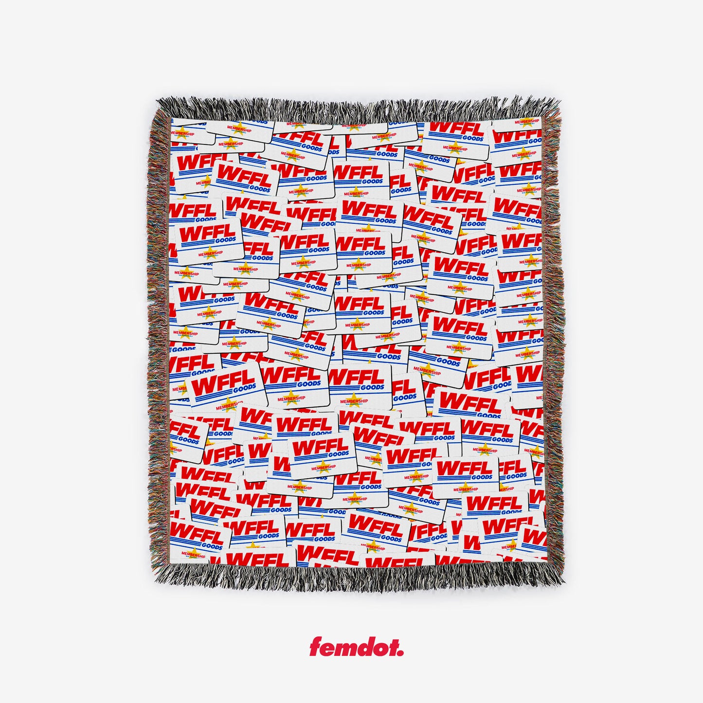 femdot. "Members Only" Woven Blanket