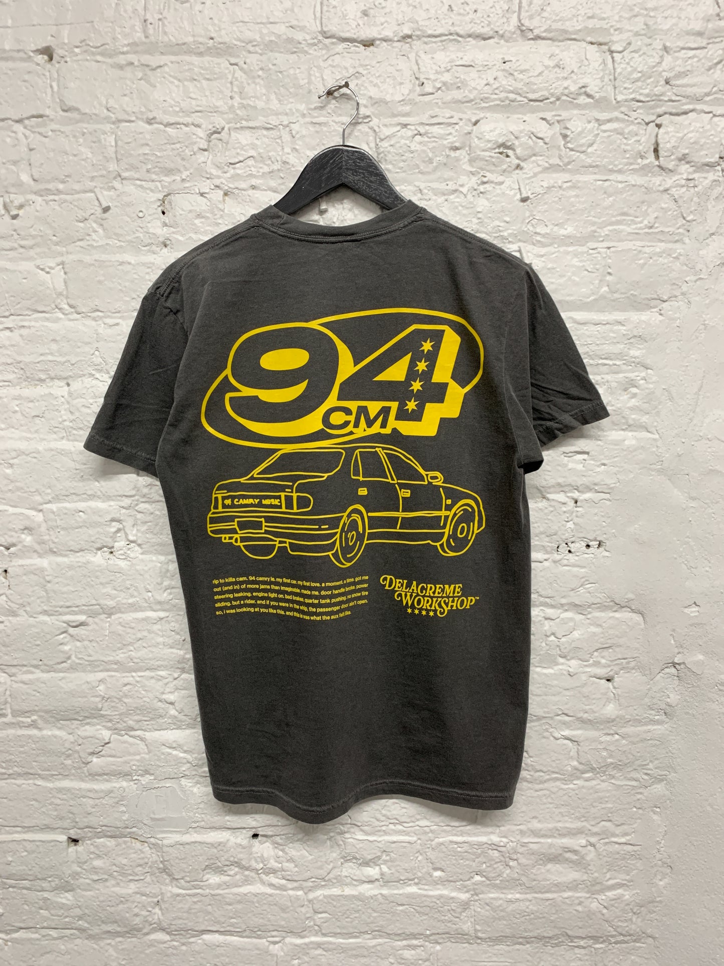 femdot. "Parked Car Conversations" 94CM Anniversary tee.